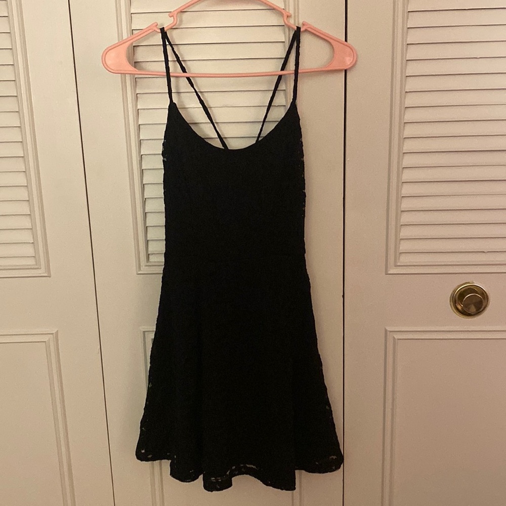Black lace dress from forever 21!